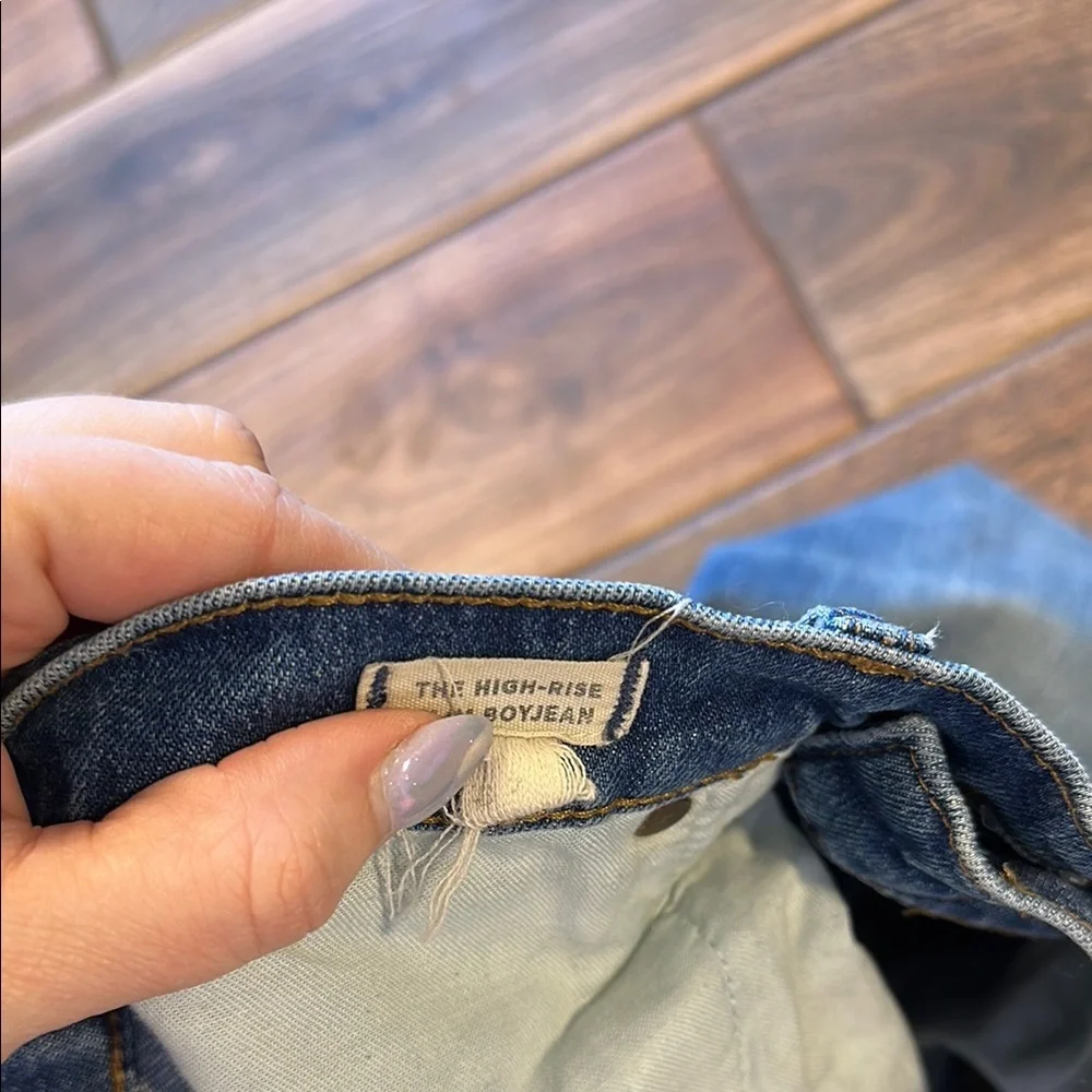 Madewell High rise slim boyfriend jean‎ sz 27, tag frayed - Picture 2 of 12